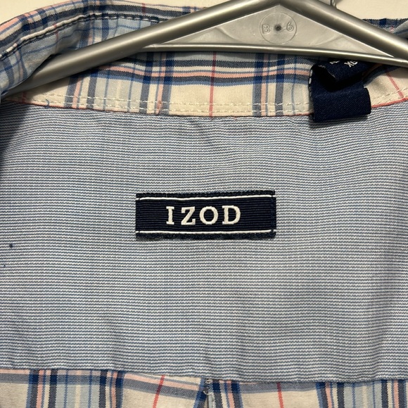 Mens casual short sleeve button IZOD - Picture 2 of 7